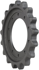 john deere 319e track sprocket 17 teeth 10 bolt hole