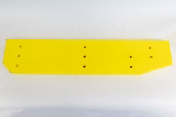 snow pusher standard & hd single skid shoe poly (requires 2 & hardware)