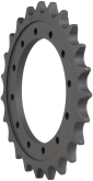 bobcat x331 track sprocket 21 teeth 12 bolt hole