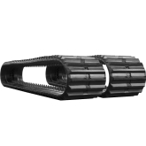 set of 2 24" heavy duty multi-bar pattern rubber track (600x100x82)