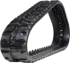 mustang 1650rt set of 2 13" heavy duty c tread rubber tracks (320x86bx49)