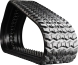set of 2 16" camso heavy duty sawtooth pattern rubber track (400x86bx54)