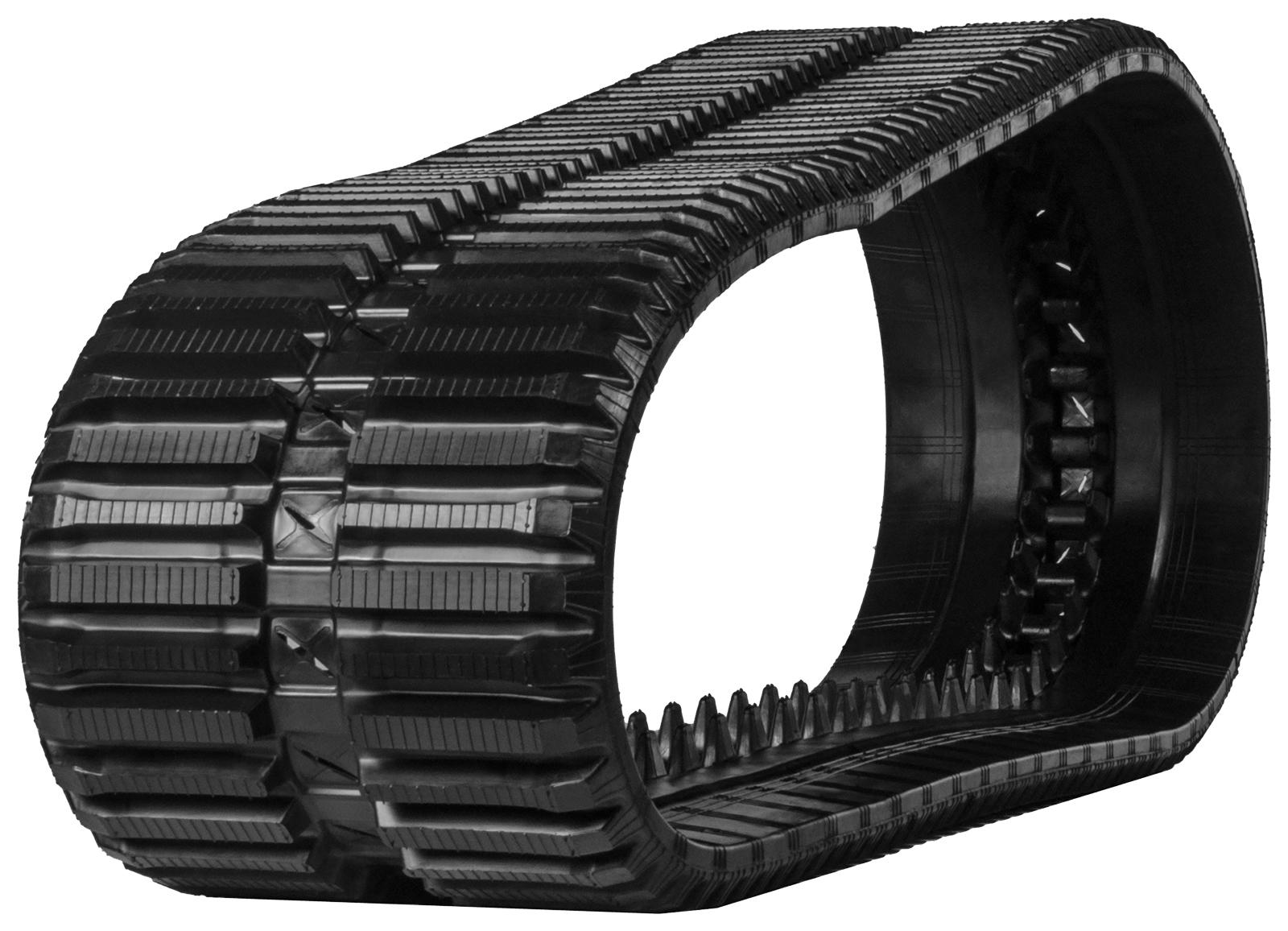set of 2 18" heavy duty multi-bar pattern rubber track (450x86bx59)